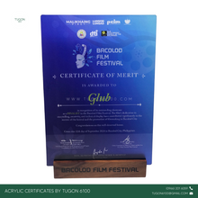 Load image into Gallery viewer, πππ π ππ€πͺπ§ πΎππ§π©ππππππ©ππ¨ π©π€ π©ππ ππππ© πππ«ππ‘! β¨
Tugon 6100 is now accepting orders of Acrylic Certificates β the modern and sophisticated way to honor achievements, recognitions, and excellence. These sleek, durable certificates add a touch of elegance and professionalism, making everyone's accomplishments stand out.
Get in touch today to customize your own! β¨