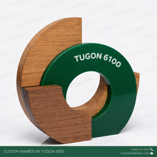 Load image into Gallery viewer, Wooden Custom Award - Product Code: "Singapore"
