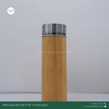Load image into Gallery viewer, Bamboo Thermos Mug by Tugon 6100
Personalized Gifts Ideal for:
• Corporate Gifts
• Wedding Favors
• Gift for Her, Gift for Him
• Mother's Day or Father's Day Gift
• Christmas Gift
