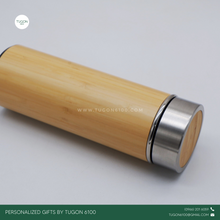 Load image into Gallery viewer, Bamboo Thermos Mug by Tugon 6100
Personalized Gifts Ideal for:
• Corporate Gifts
• Wedding Favors
• Gift for Her, Gift for Him
• Mother's Day or Father's Day Gift
• Christmas Gift