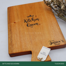 Load image into Gallery viewer, Corporate Gifts, Christmas Gift, Personalized Gifts, Wedding Favors, Wedding Keepsakes, Souvenirs, Event Souvenirs, Personalized Cheeseboards, Wooden Cutting Boards - Tugon 6100.