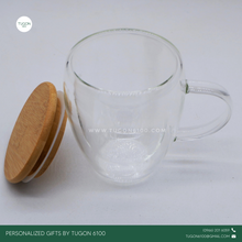 Load image into Gallery viewer, Glass cup with bamboo lid by Tugon 6100
Personalized Gifts Ideal for:
• Corporate Gifts
• Wedding Favors
• Gift for Her, Gift for Him
• Mother's Day or Father's Day Gift
• Christmas Gift