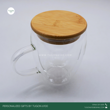 Load image into Gallery viewer, Glass cup with bamboo lid by Tugon 6100
Personalized Gifts Ideal for:
• Corporate Gifts
• Wedding Favors
• Gift for Her, Gift for Him
• Mother's Day or Father's Day Gift
• Christmas Gift