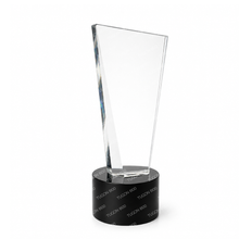 Load image into Gallery viewer, Glass Plaque Award | Flare