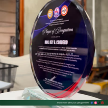 Load image into Gallery viewer, "Brilliance" Glass Plaque