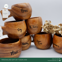 Load image into Gallery viewer, Wooden Coffee Mug
Personalized Gifts by Tugon 6100 Ideal for:
• Corporate Gifts
• Wedding Favors
• Gift for Her, Gift for Him
• Mother's Day or Father's Day Gift
• Christmas Gift
