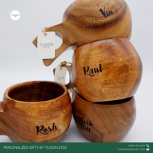 Load image into Gallery viewer, Wooden Coffee Mug
Personalized Gifts by Tugon 6100 Ideal for:
• Corporate Gifts
• Wedding Favors
• Gift for Her, Gift for Him
• Mother's Day or Father's Day Gift
• Christmas Gift