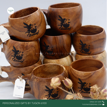 Load image into Gallery viewer, Wooden Coffee Mug
Personalized Gifts by Tugon 6100 Ideal for:
• Corporate Gifts
• Wedding Favors
• Gift for Her, Gift for Him
• Mother's Day or Father's Day Gift
• Christmas Gift