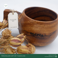Load image into Gallery viewer, Wooden Coffee Mug
Personalized Gifts by Tugon 6100 Ideal for:
• Corporate Gifts
• Wedding Favors
• Gift for Her, Gift for Him
• Mother's Day or Father's Day Gift
• Christmas Gift