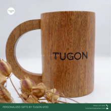 Load image into Gallery viewer, Personalized Wooden Tall Mug by Tugon 6100
Ideal for:
• Corporate Gifts
• Wedding Favors
• Gift for Him
• Father's Day Gift
• Christmas Gift