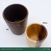 Load image into Gallery viewer, Personalized Wooden Cup by Tugon 6100.
Ideal for:
• Corporate Gifts
• Wedding Favors
• Gifts for Him / Gifts for Her
• Father's Day / Mother's Day Gift
• Christmas Gift