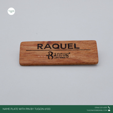 Load image into Gallery viewer, Tugon 6100 - Wooden Name Plate Personalized