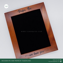 Load image into Gallery viewer, Wooden and Personalized Picture Frame: Personalized Wooden Desk Clock -PERFECT GIFT IDEAS FOR: Wedding souvenir, Christmas Gift, Corporate Gift, Anniversary Gift, Birthday Gift, Father's Day Gift, Mother's Day Gift, personal use. TUGON 6100