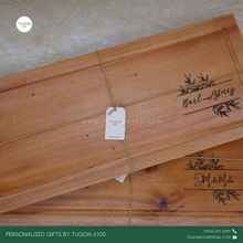 Load image into Gallery viewer, Corporate Gifts, Christmas Gift, Personalized Gifts, Wedding Favors, Wedding Keepsakes, Souvenirs, Event Souvenirs, Personalized Cheeseboards, Wooden Cutting Boards - Tugon 6100.