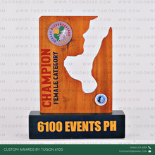 Load image into Gallery viewer, Awarding Excellence in schools, sports, corporate events, or competitions.
Recognition of Achievements in workplaces, non-profits, or community programs.
Commemorating Special Occasions such as anniversaries, retirements, or partnerships.
Corporate Branding: Enhance your brand image by gifting unique, eco-friendly wooden plaques. - Custom Awards Trophies and Plaques by Tugon 6100