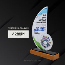 Load image into Gallery viewer, custom awards, custom trophies, custom plaques, trophy manufacturer, personalized awards, sports trophies, custom medals, corporate awards, academic awards, sports awards, employee awards, graduation plaques, award ceremonies, sales achievement award, custom trophy designs, high quality trophies, trophy shop in Bacolod City, custom awards in Negros Occidental, appreciation awards, engraved trophies