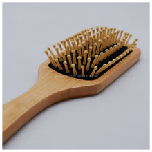 Load image into Gallery viewer, With FREE LASER ENGRAVING of your preferred name or logo on bamboo handles. PERFECT GIFT IDEAS FOR: Wedding souvenir, Christmas Gift, Corporate Gift, Anniversary Gift, Birthday Gift, Father's Day Gift, Mother's Day Gift, personal use. Bamboo paddle brush. Tugon 6100