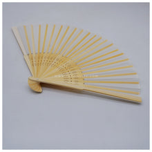 Load image into Gallery viewer, With FREE LASER ENGRAVING of your preferred name or logo on bamboo handles. PERFECT GIFT IDEAS FOR: Wedding souvenir, Christmas Gift, Corporate Gift, Anniversary Gift, Birthday Gift, Father's Day Gift, Mother's Day Gift, personal use. Hand fan. Tugon 6100