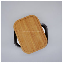 Load image into Gallery viewer, PERFECT GIFT IDEAS FOR: Wedding souvenir, Christmas Gift, Corporate Gift, Anniversary Gift, Birthday Gift, Father's Day Gift, Mother's Day Gift, personal use. Lunch / Bento Box with Bamboo Lid. Tugon 6100.