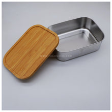 Load image into Gallery viewer, PERFECT GIFT IDEAS FOR: Wedding souvenir, Christmas Gift, Corporate Gift, Anniversary Gift, Birthday Gift, Father's Day Gift, Mother's Day Gift, personal use. Lunch / Bento Box with Bamboo Lid. Tugon 6100.