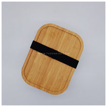 Load image into Gallery viewer, PERFECT GIFT IDEAS FOR: Wedding souvenir, Christmas Gift, Corporate Gift, Anniversary Gift, Birthday Gift, Father's Day Gift, Mother's Day Gift, personal use. Lunch / Bento Box with Bamboo Lid. Tugon 6100.