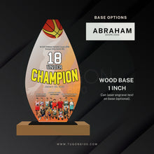 Load image into Gallery viewer, custom awards, custom trophies, custom plaques, trophy manufacturer, personalized awards, sports trophies, custom medals, corporate awards, academic awards, sports awards, employee awards, graduation plaques, award ceremonies, sales achievement award, custom trophy designs, high quality trophies, trophy shop in Bacolod City, custom awards in Negros Occidental, appreciation awards, engraved trophies