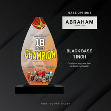 Load image into Gallery viewer, custom awards, custom trophies, custom plaques, trophy manufacturer, personalized awards, sports trophies, custom medals, corporate awards, academic awards, sports awards, employee awards, graduation plaques, award ceremonies, sales achievement award, custom trophy designs, high quality trophies, trophy shop in Bacolod City, custom awards in Negros Occidental, appreciation awards, engraved trophies