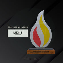 Load image into Gallery viewer, custom awards, custom trophies, custom plaques, trophy manufacturer, personalized awards, sports trophies, custom medals, corporate awards, academic awards, sports awards, employee awards, graduation plaques, award ceremonies, sales achievement award, custom trophy designs, high quality trophies, trophy shop in Bacolod City, custom awards in Negros Occidental, appreciation awards, engraved trophies