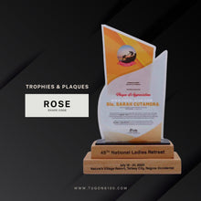 Load image into Gallery viewer, custom awards, custom trophies, custom plaques, trophy manufacturer, personalized awards, sports trophies, custom medals, corporate awards, academic awards, sports awards, employee awards, graduation plaques, award ceremonies, sales achievement award, custom trophy designs, high quality trophies, trophy shop in Bacolod City, custom awards in Negros Occidental, appreciation awards, engraved trophies