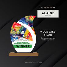 Load image into Gallery viewer, custom awards, custom trophies, custom plaques, trophy manufacturer, personalized awards, sports trophies, custom medals, corporate awards, academic awards, sports awards, employee awards, graduation plaques, award ceremonies, sales achievement award, custom trophy designs, high quality trophies, trophy shop in Bacolod City, custom awards in Negros Occidental, appreciation awards, engraved trophies