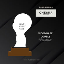 Load image into Gallery viewer, custom awards, custom trophies, custom plaques, trophy manufacturer, personalized awards, sports trophies, custom medals, corporate awards, academic awards, sports awards, employee awards, graduation plaques, award ceremonies, sales achievement award, custom trophy designs, high quality trophies, trophy shop in Bacolod City, custom awards in Negros Occidental, appreciation awards, engraved trophies