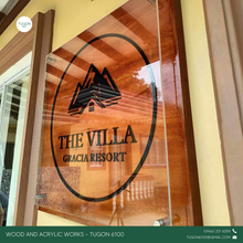 Load image into Gallery viewer, Square Wooden Signage with Acrylic Details