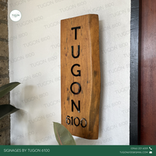 Load image into Gallery viewer, Custom wood and acrylic signage in Bacolod by Tugon 6100
Signature series business signage Philippines
Premium layered wood acrylic logo signage
Office signage wood and acrylic Philippines