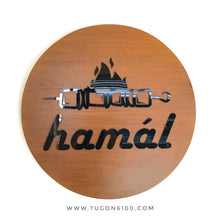 Load image into Gallery viewer, Ideal for businesses, WALL DECOR ROUND SIGNAGE is constructed of a lightweight material, designed to be easily hang on walls to bring a professional, modern look to any space. Its round shape ensures it stands out on your wall for maximum effectiveness. Materials: Base: Round Diameter Wood Details: 3mm Acrylic We can use your own business logo. - TUGON 6100