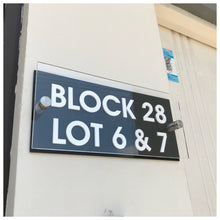 Load image into Gallery viewer, Low price, affordable, high quality, elegant house address plate by Tugon 6100. Perfect for house warming gift.