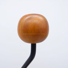 Load image into Gallery viewer, Introducing the HELMET STAND โ a custom-crafted wooden stand that elegantly displays and protects your helmet. Show off your personal style with a personalized engraving of your choice โ the perfect way to showcase your unique gear and add a touch of elegance to any room. ๐๏ธ - TUGON 6100