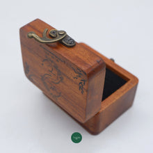 Load image into Gallery viewer, Introducing a personalized wedding ring box that offers a classic, timeless aesthetic and rustic appeal. Crafted from quality wood, this exclusive gift provides a tasteful experience to mark special moments and enshrine a treasured sentiment. Rustic Wooden Ring Box - absolutely perfect for you and soon to be partner for your rustic themed wedding. - TUGON 6100