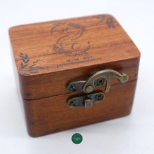 Load image into Gallery viewer, Introducing a personalized wedding ring box that offers a classic, timeless aesthetic and rustic appeal. Crafted from quality wood, this exclusive gift provides a tasteful experience to mark special moments and enshrine a treasured sentiment. Rustic Wooden Ring Box - absolutely perfect for you and soon to be partner for your rustic themed wedding. - TUGON 6100