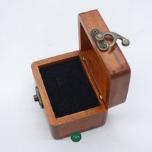 Load image into Gallery viewer, Introducing a personalized wedding ring box that offers a classic, timeless aesthetic and rustic appeal. Crafted from quality wood, this exclusive gift provides a tasteful experience to mark special moments and enshrine a treasured sentiment. Rustic Wooden Ring Box - absolutely perfect for you and soon to be partner for your rustic themed wedding. - TUGON 6100