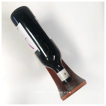 Load image into Gallery viewer, This handmade wine bottle holder is the perfect way to display your favorite wine. This is a great idea to give as housewarming gift, holiday gifts, wedding souvenirs. Made of: Mahogany Wood Dimension: 3 in wide, 15 in long, 0.7 in thick With FREE custom design of your choice. For your preferred design, please contact us on our facebook page, Tugon 6100. LEAD TIME: 10-15 BUSINESS DAYS. We accept bulk orders. WINE BOTTLE NOT INCLUDED. - TUGON 6100