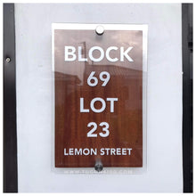 Load image into Gallery viewer, STANDARD | with Acrylic Cover - Wooden House Number Plate