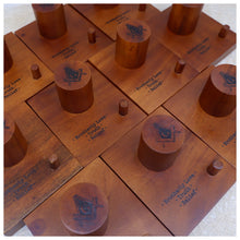 Load image into Gallery viewer, Surprise your loved one with this exquisite Wooden Watch and Ring Holder. Handcrafted with the finest materials, this elegant piece is perfect for corporate, wedding, and everyday gifting. With its classic yet timeless design, it adds a touch of sophistication to any ensemble. Make a statement of true elegance with this lavish gift.