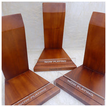 Load image into Gallery viewer, Vinyl Record Holder, Vinyl Record Stand, Wooden Vinyl Record Holder