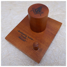 Load image into Gallery viewer, Surprise your loved one with this exquisite Wooden Watch and Ring Holder. Handcrafted with the finest materials, this elegant piece is perfect for corporate, wedding, and everyday gifting. With its classic yet timeless design, it adds a touch of sophistication to any ensemble. Make a statement of true elegance with this lavish gift.