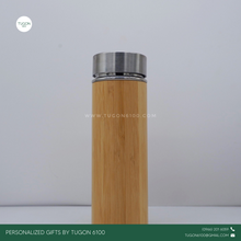 Load image into Gallery viewer, Bamboo Thermos Mug by Tugon 6100

Personalized Gifts Ideal for:
• Corporate Gifts
• Wedding Favors
• Gift for Her, Gift for Him
• Mother&#39;s Day or Father&#39;s Day Gift
• Christmas Gift
