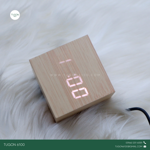 Desk Alarm Clock
Product Name: "Cana"

Bring natural warmth and modern function to your space with Cana, an elegant bamboo desk alarm clock designed for simplicity and style. Made from eco-friendly bamboo, this compact digital clock features a clear LED time display, alarm function, and temperature reading, making it a perfect fit for your bedside table, office desk, or study area.

Sleek and minimal, Cana adds a calming, earthy touch to any modern setup. It’s not just a timekeeper — it’s a stylish and sust