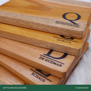 Corporate Gifts, Christmas Gift, Personalized Gifts, Wedding Favors, Wedding Keepsakes, Souvenirs, Event Souvenirs, Personalized Cheeseboards, Wooden Cutting Boards - Tugon 6100.