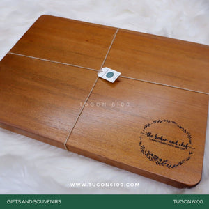 Corporate Gifts, Christmas Gift, Personalized Gifts, Wedding Favors, Wedding Keepsakes, Souvenirs, Event Souvenirs, Personalized Cheeseboards, Wooden Cutting Boards - Tugon 6100.