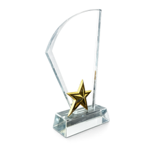 Load image into Gallery viewer, Glass plaque award for corporate recognition, employee appreciation, and service awards in Bacolod City
