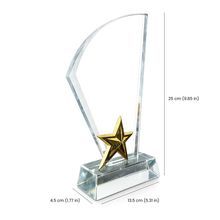 Load image into Gallery viewer, Glass plaque award for corporate recognition, employee appreciation, and service awards in Bacolod City
